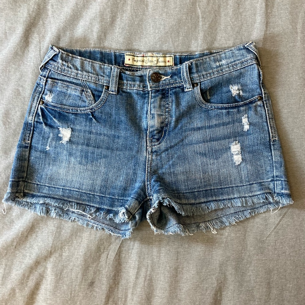 High-Wasted Jean Shorts